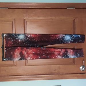 Blackmilk Orange Galaxy Leggings Small